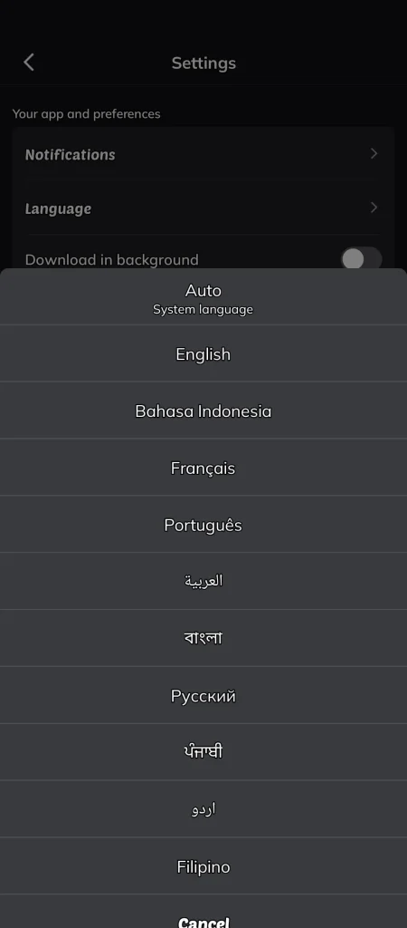 Multi-Language-UI